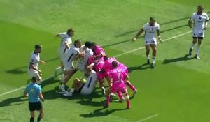 TOP 14 - Essai de Lucas PEYRESBLANQUES (SFP) - Stade Français Paris - US Montauban