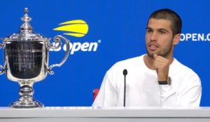 US Open 2025 - Carlos Alcaraz, titré et numéro 1 : "Je ne dirais pas que Sinner est prévisible mais je le connais"