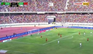 La magnifique volée d'Hamza Igamane pour le Maroc - Foot - Qualif. Coupe du monde