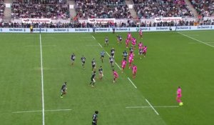 TOP 14 - Essai de Reece HEWAT (SP) - Section Paloise - Stade Français Paris