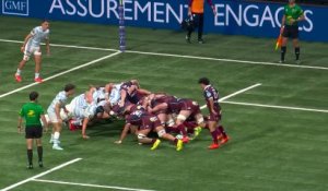 TOP 14 - Essai de Nicolas DEPOORTERE (UBB) - Racing 92 - Union Bordeaux-Bègles