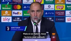 Juventus - Tudor : “Des buts encaissés dû à la fatigue après le match contre l’Inter”