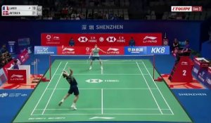 Alex Lanier éliminé par Anders Antonsen - Badminton