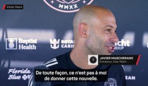 Mascherano sur la prolongation de Messi : « J'espère que cela se fera bientôt » - Foot - MLS - Inter Miami