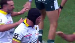 TOP 14 - Essai de Kilian TIXERONT (ASM) - ASM Clermont - Section Paloise