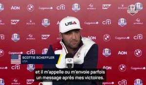 Ryder Cup - Scheffler : "Le président dégage une confiance incroyable"