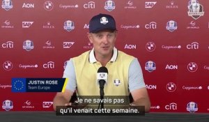 Ryder Cup - Rose : "Zola ? S'il y a un moment où il peut délivrer un message puissant..."