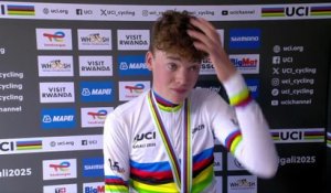 Championnats du Monde UCI Kigali 2025 - Harry Hudson en or en junior : "Je ne sais pas trop quoi dire, c'est juste fou"