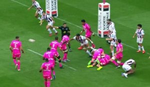 TOP 14 - Essai de Peniasi DAKUWAQA (SFP) - Stade Français Paris - Union Bordeaux-Bègles
