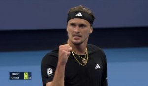 Pékin - Moutet tombe face à Zverev