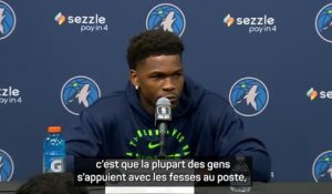 Timberwolves - Edwards sur les conseils de Jordan : "J’ai appris à jouer différemment au poste"