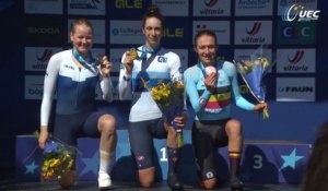 Cyclisme - Championnats d'Europe UEC Drôme-Ardèche 2025 - Federica Venturelli sacrée sur le chrono chez les espoirs