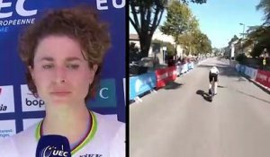 Cyclisme - Championnats d'Europe UEC Drôme-Ardèche 2025 - Marlen Reusser : "Je suis très fatiguée... je n'étais pas sûre de gagner"