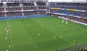 TOP 14 - Essai de Vaea FIFITA (USM) - ASM Clermont - US Montauban