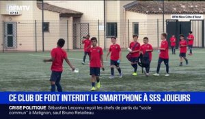 Ce club de football de Grasse interdit le téléphone à ses joueurs dans les vestiaires