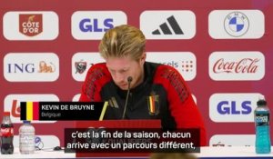 Belgique - De Bruyne sur la Macédoine du Nord : "Je pense que c’était notre pire match"