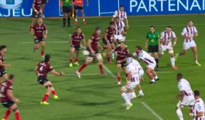 TOP 14 - Essai de Thibaud FLAMENT (ST) - Stade Toulousain - Union Bordeaux-Bègles