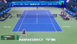 Ningbo - Alexandrova se défait de Yuan