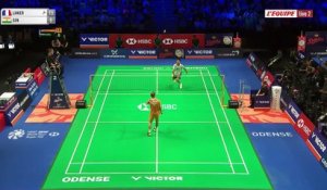 Alex Lanier impressionnant face à Lakshya Sen - Badminton - Open du Danemark
