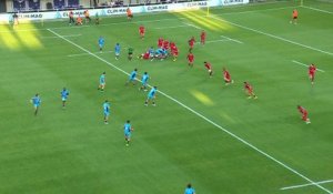 TOP 14 - Essai de Melvyn RATES (MHR) - Montpellier Hérault Rugby - LOU Rugby