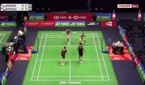 Le double mixte Gicquel/Delrue en huitième de finale - Badminton - Internationaux de France