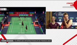 « Ils ont été meilleurs que nous » : Gicquel et Delrue après leur défaite face aux Danois Böje et Christiansen - Badminton