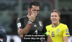 Italie - Buffon : "Une génération d'enfants n'a jamais vu l'Italie à la Coupe du monde"