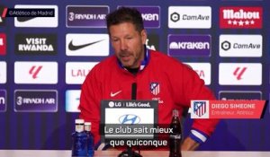 Atlético - Simeone : "Alvarez ? Je ne fais pas partie des négociations"