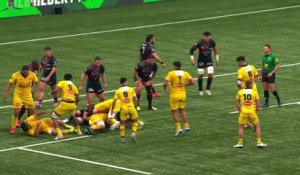 TOP 14 - Essai de Davit NINIASHVILI (SR) - LOU Rugby - Stade Rochelais