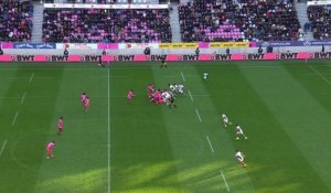 TOP 14 - Essai de Peniasi DAKUWAQA (SFP) - Stade Français Paris - Montpellier Hérault Rugby