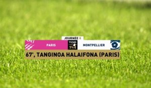 TOP 14 - Essai de Tanginoa HALAIFONUA (SFP) - Stade Français Paris - Montpellier Hérault Rugby