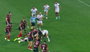 TOP 14 - Essai de Juan Cruz MALLIA (ST) - Stade Toulousain - RC Toulon