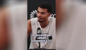 Spurs - Wembanyama : "Allons battre ce record"