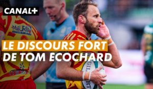 Tom Ecochard rameute ses troupes après le premier point de l'USAP