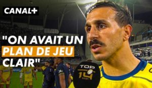 La satisfaction de Kylan Hamdaoui après la victoire de l'ASM à Montpellier