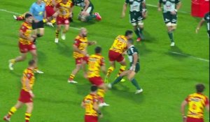 TOP 14 - Essai de Tavite VEREDAMU (USAP) - Section Paloise - USA Perpignan