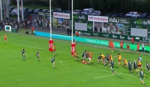 TOP 14 - Essai de Grégoire ARFEUIL (SP) - Section Paloise - USA Perpignan