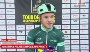 Milan : « Une belle façon de terminer la saison » - Cyclisme - Critérium de Singapour