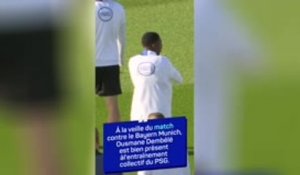 PSG - Dembélé bien présent à l’entraînement, sous les yeux de Luis Campos et Nasser