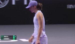 Finales WTA - Anisimova élimine Swiatek et file en demi-finale