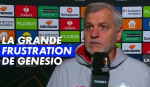 Ligue Europa - OL : Bruno Génésio : "Pas au niveau"