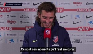 Atlético - Griezmann : "Des moments qu'il faut savourer"