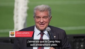 Barcelone - Laporta espère rendre hommage à Messi au Camp Nou
