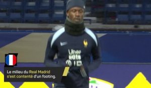 Bleus - Camavinga s'entraîne encore à part à la veille d'un France-Ukraine décisif