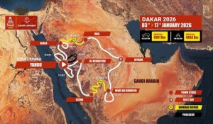 Départ et arrivée à Yanbu en Arabie saoudite : découvrez le parcours du Dakar 2026 - Dakar
