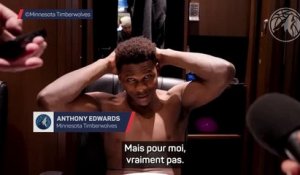 Timberwolves - Edwards : "Je ne me considère pas comme une superstar"