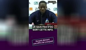 Konaté dément toute offre de Liverpool
