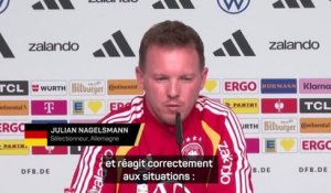 Allemagne - Nagelsmann : "Nous devons jouer vers l’avant, même au risque que quelque chose arrive"