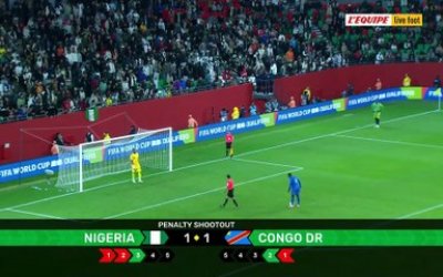 La séance de tirs au but entre Nigeria et RD Congo - Foot - Qualif. Coupe du monde