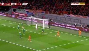 L'ouverture du score de Reijnders face à la Lituanie - Foot - Qualif. Coupe du monde